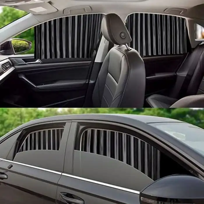 Magnetic Sliding Car Window Sunshade